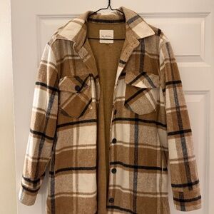 Double lined shacket